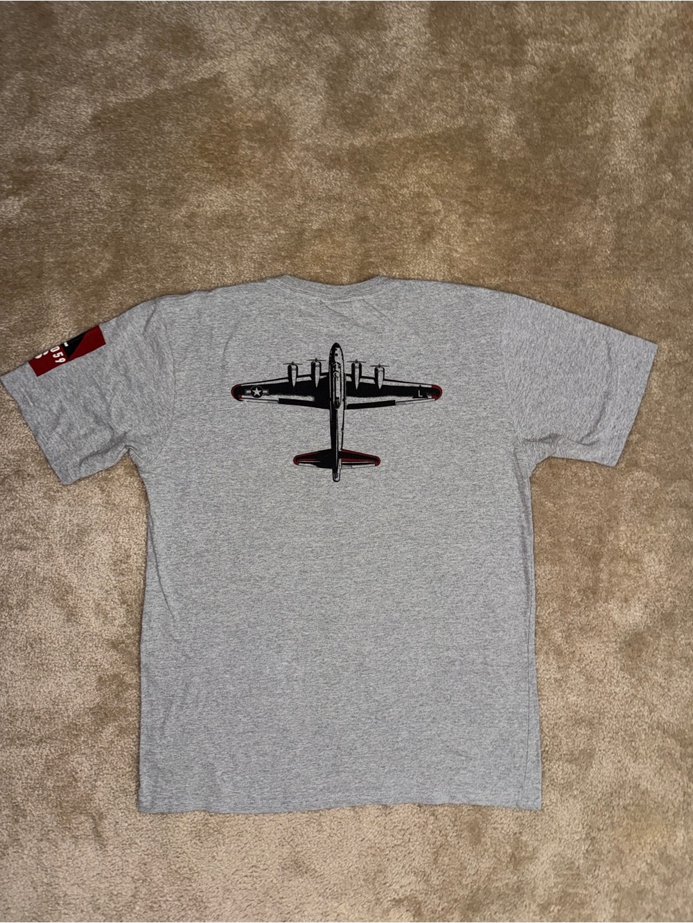 Red Canoe Boeing B-17 Flying Fortress Graphic T-Shirt XXL